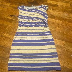 Cute loft dress with gathered side